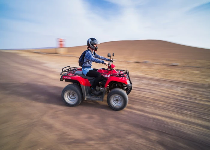 A road leading toward the open desert near Abu Dhabi